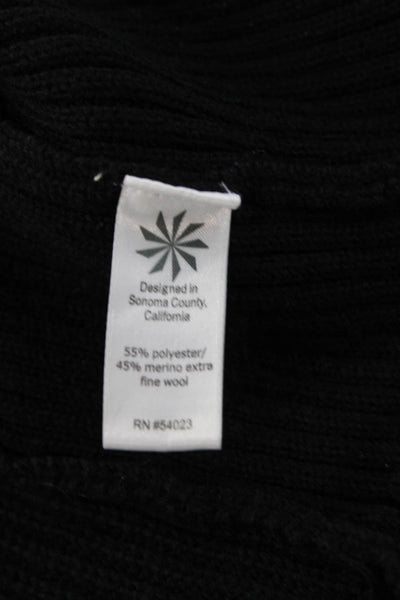 Athleta Unisex Black Turtleneck Pullover Sweater Size S