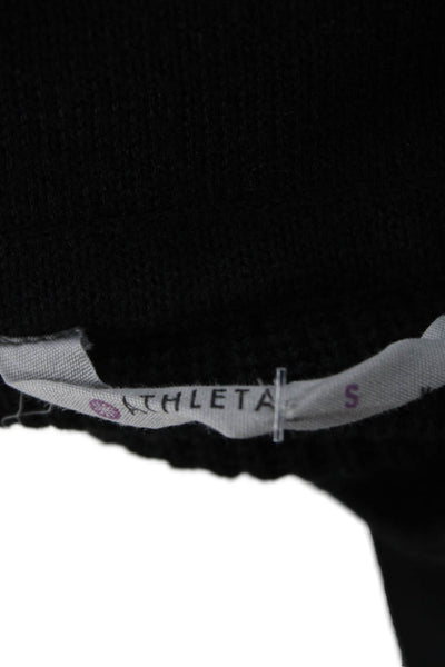 Athleta Unisex Black Turtleneck Pullover Sweater Size S