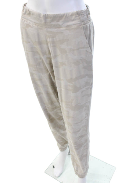 Athleta Women Beige Camo Jogger Pants Size 6