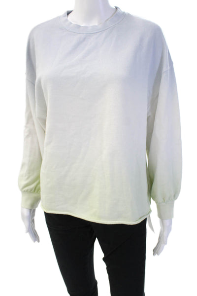 Rails Women Pullover Sweatshirts Light Blue Crew Neck Long Sleeve Size XS