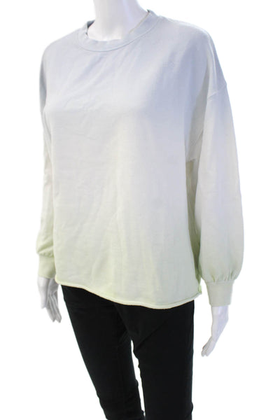 Rails Women Pullover Sweatshirts Light Blue Crew Neck Long Sleeve Size XS