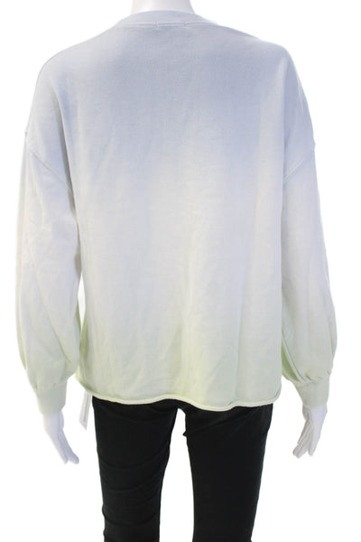 Rails Women Pullover Sweatshirts Light Blue Crew Neck Long Sleeve Size XS
