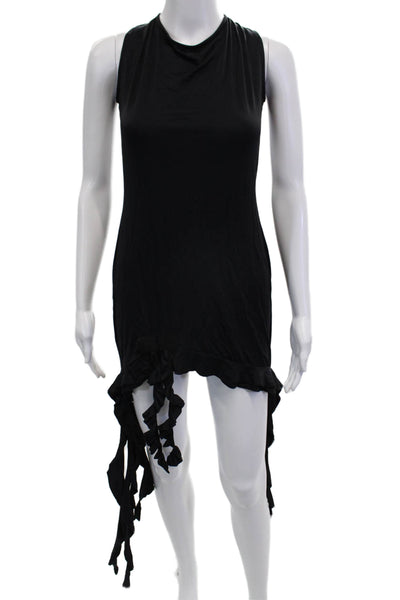 Lioness Women Tank Dress Black Gothic Mini Sleeveless Size XL