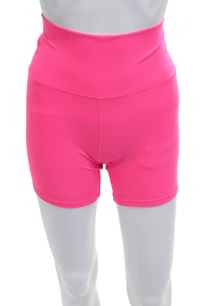 Terez Unisex Pink Biker Shorts Size S