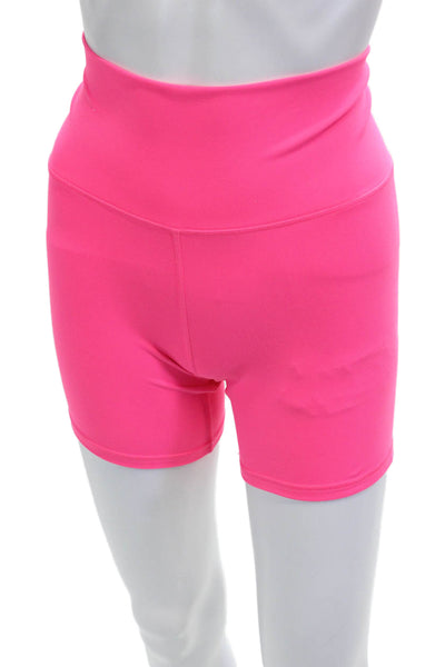 Terez Unisex Pink Biker Shorts Size S