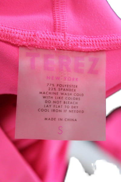 Terez Unisex Pink Biker Shorts Size S