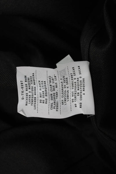Ermenegildo Zegna Mens Cotton Basic Collared Button Down Shirt Brown Size 1X