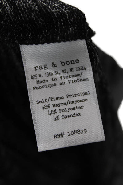 Rag & Bone Jean Unisex Pullover Sweater Black Size M