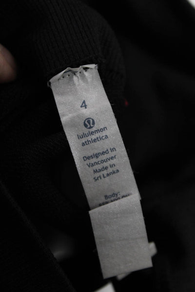 Lululemon Women Cropped Capri Leggings Black Size 4
