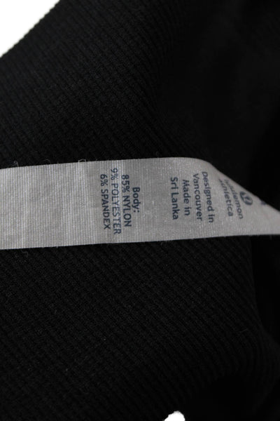 Lululemon Women Cropped Capri Leggings Black Size 4