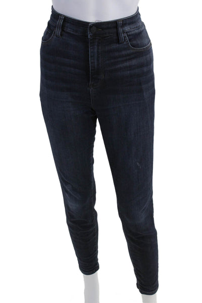 Liverpool Los Angeles Women Ankle Skinny Jeans Dark Blue High Rise Size 10