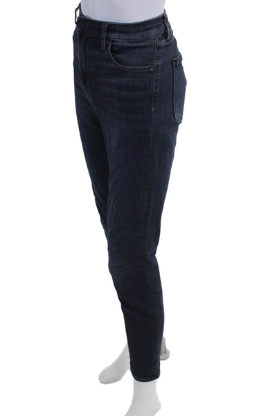 Liverpool Los Angeles Women Ankle Skinny Jeans Dark Blue High Rise Size 10