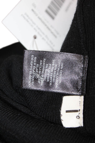 Ann Taylor Womens Pullover Crew Neck Sweater Black Long Sleeve Size S
