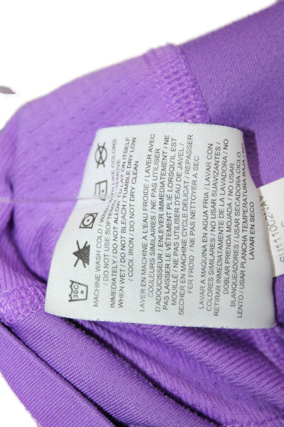 Nike Women Purple Crew Neck Jersey T-Shirt Short Sleeve Size S
