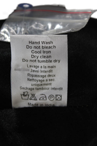 Eyedoll Womens Black Military Pea Coat Wool Blend Button Size 36