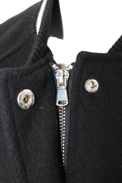 Zara Trafaluc Women Black Varsity Jacket Size M