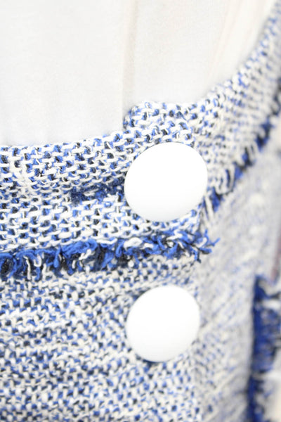 Zara Women Mini Wrap Skirt Blue Size S