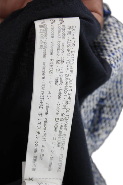 Zara Women Mini Wrap Skirt Blue Size S