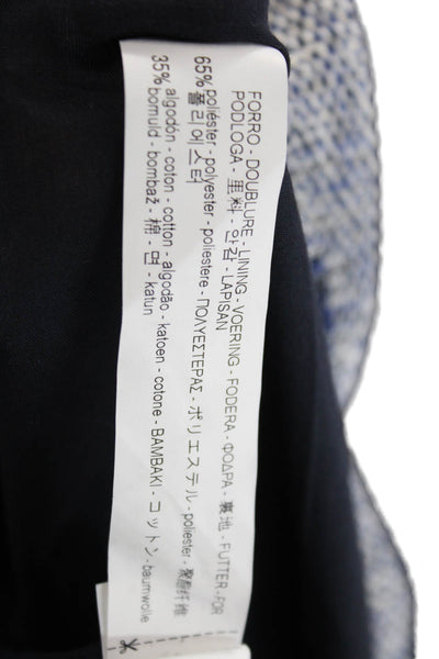 Zara Women Mini Wrap Skirt Blue Size S