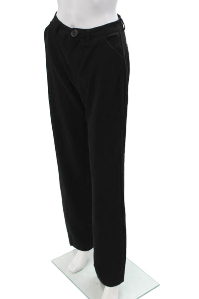Danielle Bernstein Unisex Dress Pants Black Button Closure Size 4