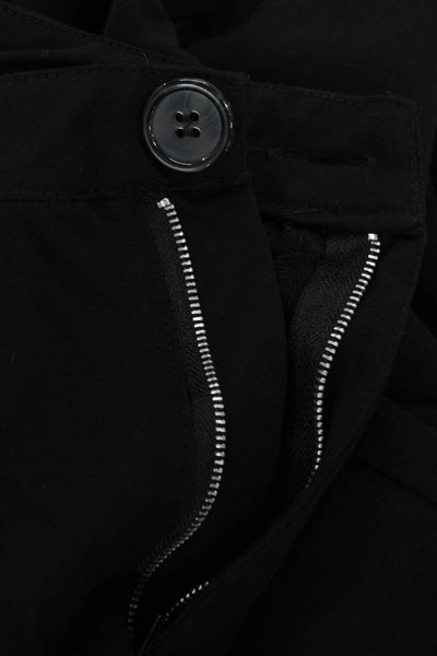 Danielle Bernstein Unisex Dress Pants Black Button Closure Size 4