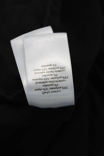 Danielle Bernstein Unisex Dress Pants Black Button Closure Size 4