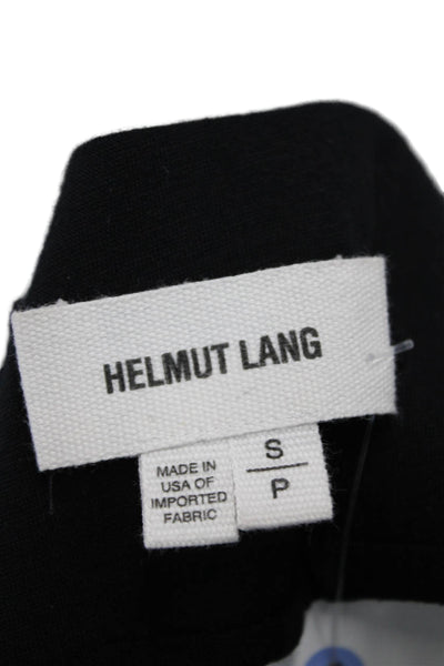 Helmut Lang Womens Wrap Black Tencel Mini Skirt Size S