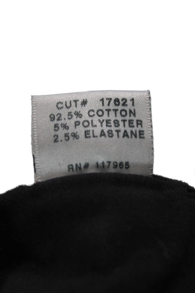 J Brand Women Skinny Ankle Jeans Black Mid Rise Button Size 27