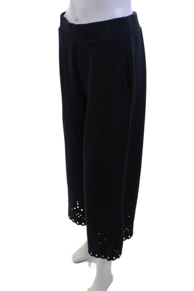 Elie Tahari Women Cropped Dress Pants Black Size M