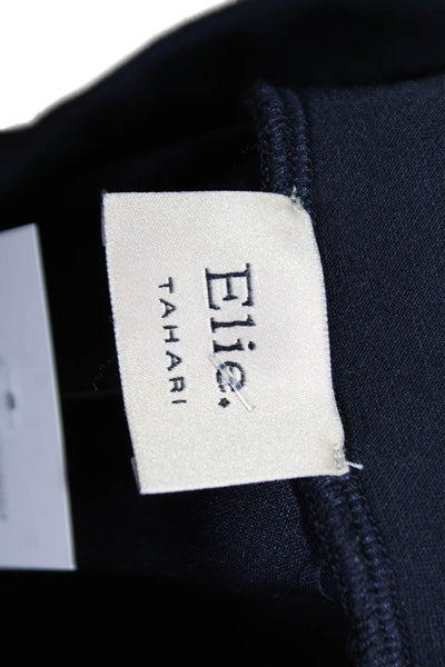 Elie Tahari Women Cropped Dress Pants Black Size M