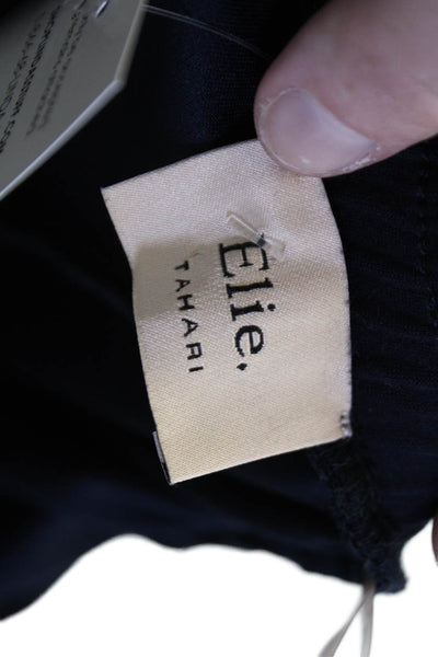 Elie Tahari Women Cropped Sweatpants Black Sz M