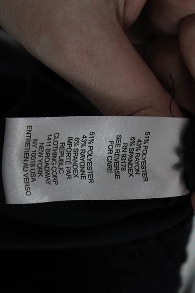 Elie Tahari Unisex Sweat Shorts Black Size M