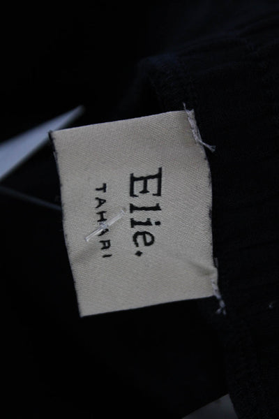 Elie Tahari Unisex Sweat Shorts Black Size M
