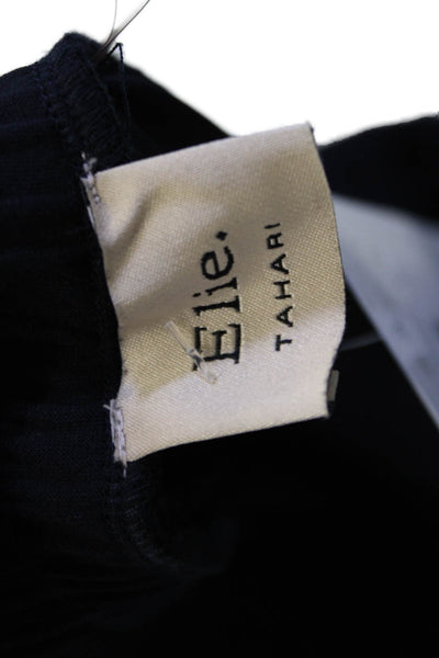 Elie Tahari Unisex Sweat Shorts Black Size S