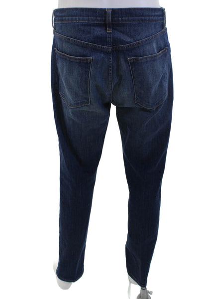 J Brand Mens Straight Tapered Dark Blue Jeans Size 34