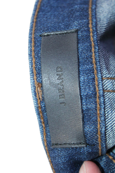 J Brand Mens Straight Tapered Dark Blue Jeans Size 34