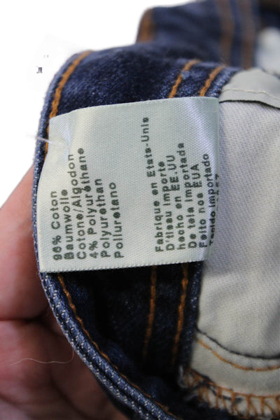 AG Adriano Goldschmied Men Ankle Tapered Dark Blue Jeans Size 34
