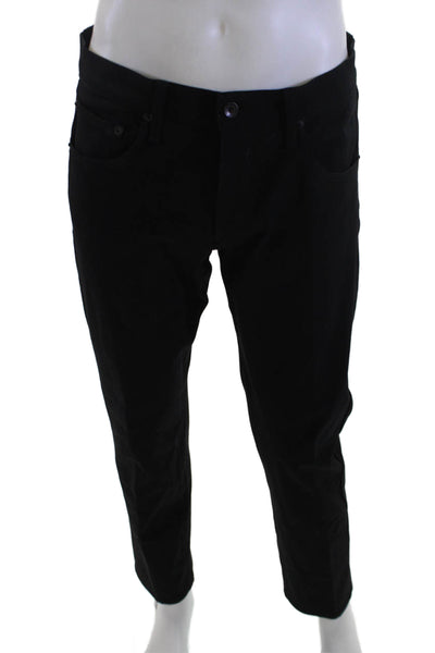 Rag & Bone Mens Cropped Black Pants Size 33