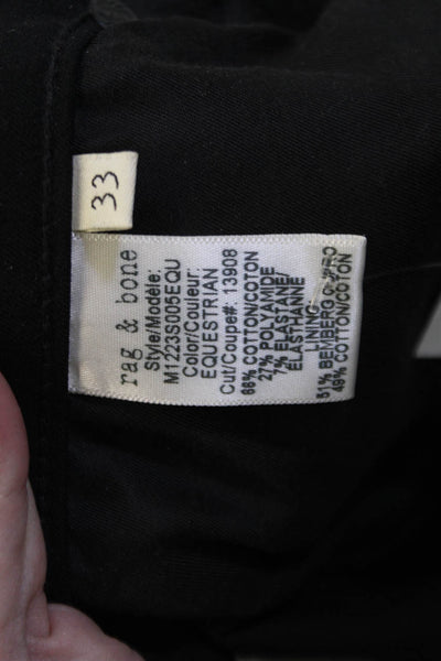 Rag & Bone Mens Cropped Black Pants Size 33