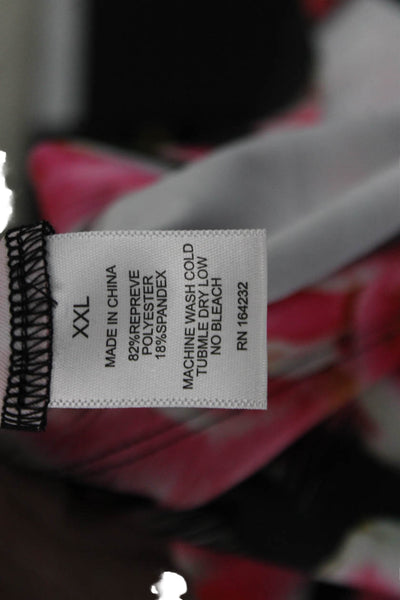 Jonathan Cohen Womens Bodycon Pencil Dress Black Long Sleeve Size 2XL