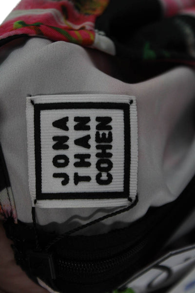 Jonathan Cohen Womens Bodycon Pencil Dress Black Long Sleeve Size 2XL