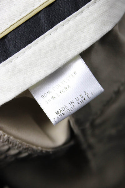 Theory Unisex Chino Khakis Beige Button Size 10