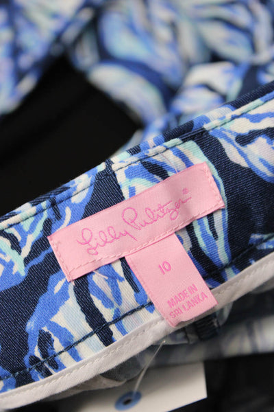 Lilly Pulitzer Women Ankle Blue Pants Size 10