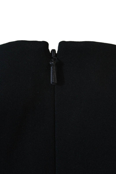 Ministry of Supply, Women Sheath Dress Black Sleeveless Round Neck Zip Size 6
