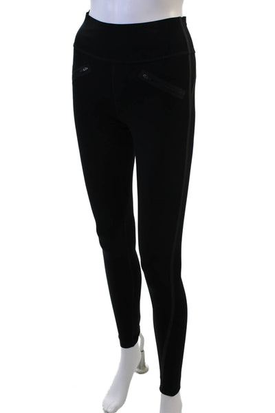 Spanx by Sara Blakely Women Ankle Jegging Black Nylon-Spandex Petites Size S
