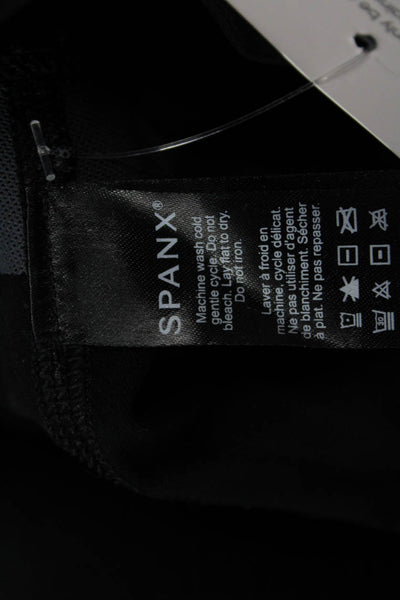 Spanx by Sara Blakely Women Ankle Jegging Black Nylon-Spandex Petites Size S