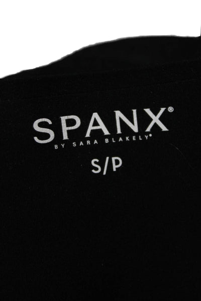 Spanx by Sara Blakely Women Ankle Jegging Black Nylon-Spandex Petites Size S