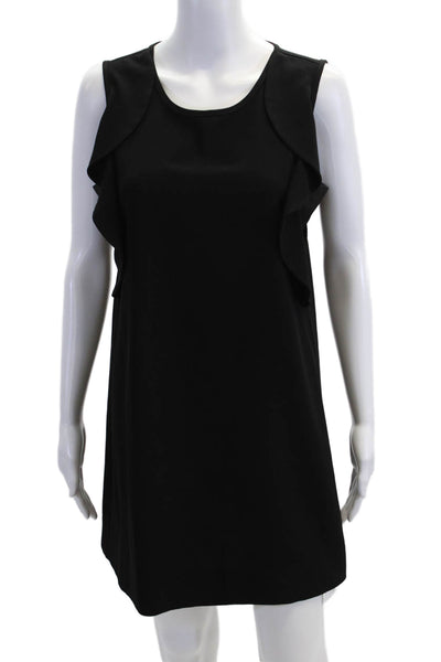Sonia Sonia Rykiel Womens Shift Dress Black Sleeveless Zip Size S