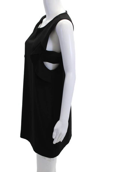 Sonia Sonia Rykiel Womens Shift Dress Black Sleeveless Zip Size S