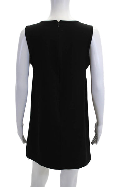 Sonia Sonia Rykiel Womens Shift Dress Black Sleeveless Zip Size S